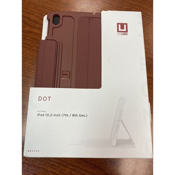 U By UAG Apple Ipad Case 10.2 inch 7th/8th generation DOT Aubergine New - Picture 1 of 3